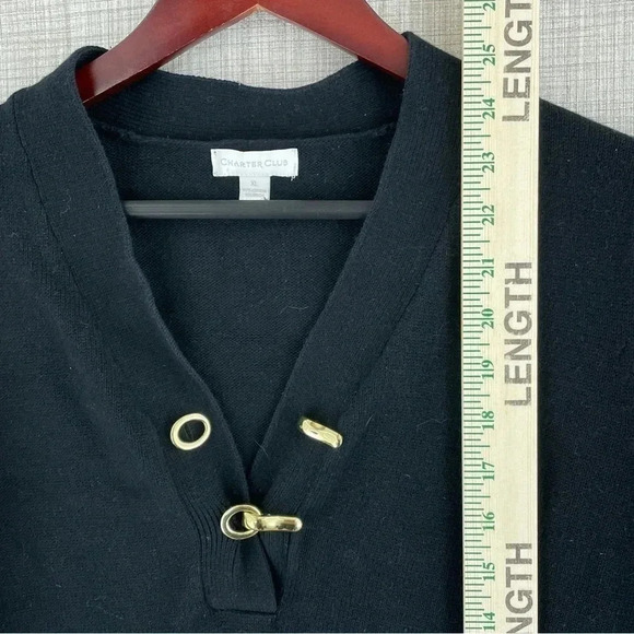 Charter Club Womens Size XL long sleeve pullover sweater 0768 - Picture 3 of 7